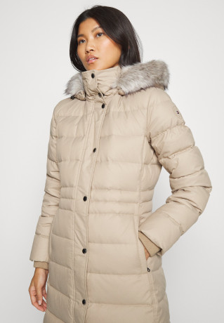 Tommy Hilfiger TYRA COAT Down coat beige TYRA COAT Пуховик бежевый
