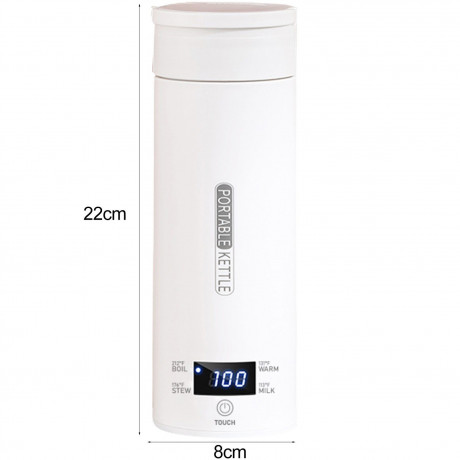 farfi farfi Wasserkocher Tragbarer elektrischer Wasserkocher mit Temperaturvoreinstellung, Auslaufsicher,Temperaturvoreinstellung,Automatische Abschaltung Чайник Farfi Портативный электрический чайник с заданной температурой, герметичный, с заданной темп