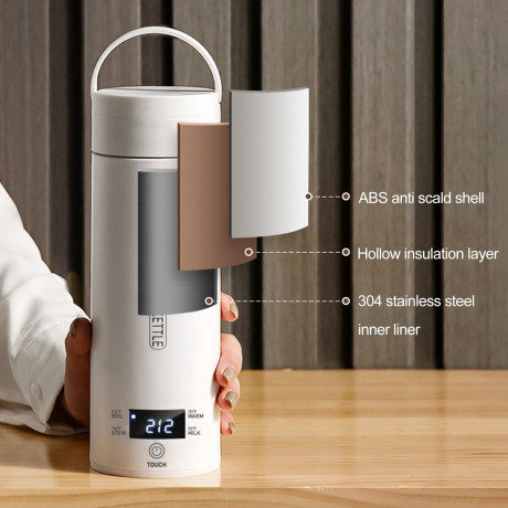 farfi farfi Wasserkocher Tragbarer elektrischer Wasserkocher mit Temperaturvoreinstellung, Auslaufsicher,Temperaturvoreinstellung,Automatische Abschaltung Чайник Farfi Портативный электрический чайник с заданной температурой, герметичный, с заданной темп