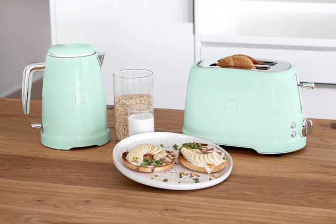 NOVIS NOVIS Wasserkocher Iconic Line K1, 1,6 l, 2200 W, neomint  Чайник NOVIS Iconic Line K1, 1,6 л, 2200 Вт, неомятный