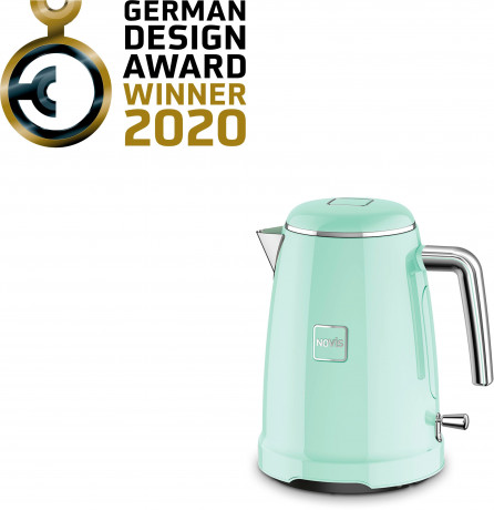 NOVIS NOVIS Wasserkocher Iconic Line K1, 1,6 l, 2200 W, neomint  Чайник NOVIS Iconic Line K1, 1,6 л, 2200 Вт, неомятный
