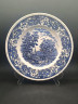Тарелка винтажная Royal Tudor Ware / Staffordshire England, Коллекция "Olde England", фарфор, 25 см, Великобритания, 1960-70гг.
