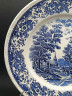 Тарелка винтажная Royal Tudor Ware / Staffordshire England, Коллекция "Olde England", фарфор, 25 см, Великобритания, 1960-70гг.