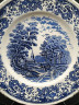 Тарелка винтажная Royal Tudor Ware / Staffordshire England, Коллекция "Olde England", фарфор, 25 см, Великобритания, 1960-70гг.