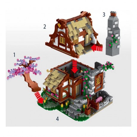 MORK Klemmbausteinset Bauernhaus 033004 Набор клеммных колодок для фермерского дома 033004