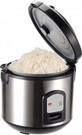 JUNG JUNG Reiskocher Reisgarer 3in1, Reistopf alle Reisarten, Reiskocher elektrisch 1,2L, 400 W, Dampfgarer, Cooker, Steamer, Dampfer, Risottokocher, Gemusegarer  Рисоварка JUNG 3-в-1, рисоварка для всех видов риса, электрическая рисоварка 1,2 л, 400 Вт, 