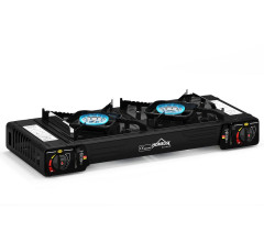 HOMELUX HOMELUX Gaskocher Campingkocher 2 flammig mit Gaskartuschen fur Grill Camper, (0-St), 2 x 2,5KW  Газовая плита HOMELUX походная 2 пламени с газовыми баллончиками для кемпера-гриля, (0 шт.), 2 x 2,5 кВт