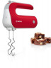 BOSCH BOSCH Handmixer MFQ40303 Styline Colour, 5 Geschwindigkeiten Fein-Creamer rot  Ручной миксер BOSCH MFQ40303 Styline Color, 5 скоростей, сливочно-красный