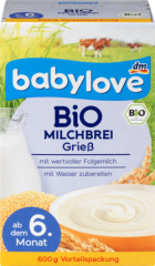babylove Био Молочная каша Манка от 6. Месяц	ев, 600 г