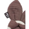 jollein Beissring siliconen Bunny ears chestnut Прорезыватель силиконовый Заячьи ушки каштановые