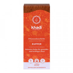 Khadi Naturkosmetik Pflanzenhaarfarben Kupfer 100g  Травяная краска для волос медь 100г