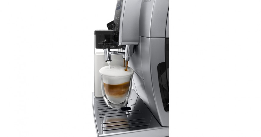 DeLonghi DeLonghi Dinamica ECAM 350.75.S, Vollautomat silber/schwarz  silber, schwarz DeLonghi Dinamica ECAM 350.75.S, полностью автоматический серебристый/черный