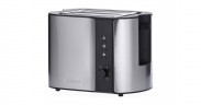 Severin Severin Automatik-Toaster AT 2589 edelstahl/schwarz, 800 Watt, fur 2 Scheiben Toast  edelstahl/schwarz Автоматический тостер Severin AT 2589 нержавеющая сталь/черный, 800 Вт, на 2 ломтика тостов