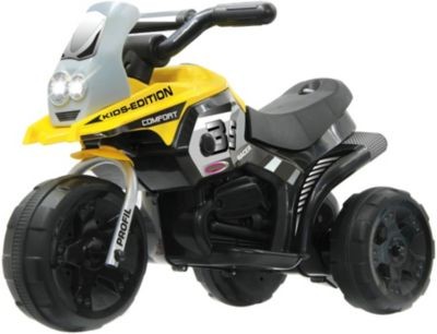 Jamara Ride-on E-Trike Racer gelb Электрический трехколесный велосипед