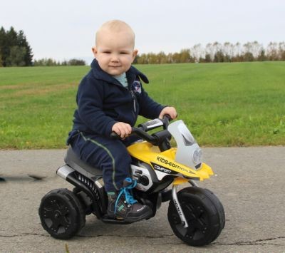 Jamara Ride-on E-Trike Racer gelb Электрический трехколесный велосипед