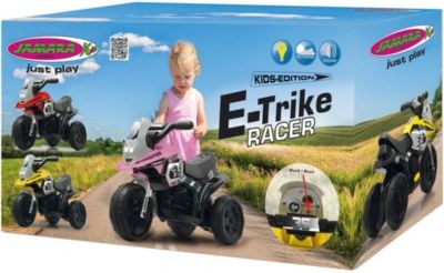 Jamara Ride-on E-Trike Racer gelb Электрический трехколесный велосипед