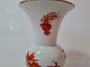 KS Винтажная ваза "Красный Дракон", 11см x 8.5см, Германия, 1960-70гг.
