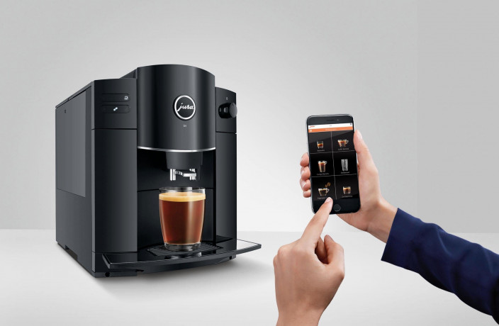 JURA JURA Kaffeevollautomat D4 Piano Black  Полностью автоматическая кофемашина JURA D4 Piano Black