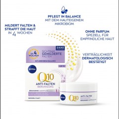 Nivea Q10 Power Anti-Falten + Beruhigung Tagespflege Sensitiv Q10 Power Anti-Wrinkle + Soothing Day Care Sensitive