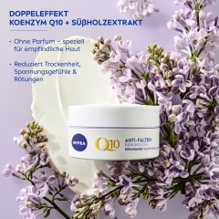 Nivea Q10 Power Anti-Falten + Beruhigung Tagespflege Sensitiv Q10 Power Anti-Wrinkle + Soothing Day Care Sensitive