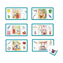 Schmidt Spiele Bobo Siebenschlafer: Was gehort wozu Бобо Семь Спящих: что с чем сочетается