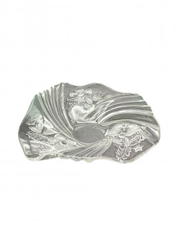 Тарелка декоративная винтажная Mikasa / Studio Nova, хрустальное стекло, 22.5 см, Германия, 1970-80гг.