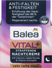 Balea Vital+ Nachtcreme, Балеа Ночной Крем для Лица, 50 мл