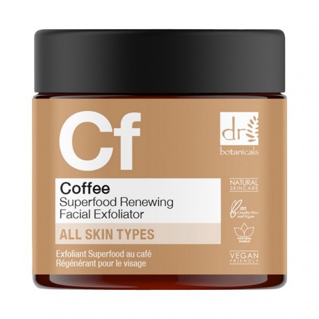 Dr Botanicals Coffee Superfood Renewing Facial Exfoliator  Coffee Superfood Обновляющий Эксфолиатор для Лица