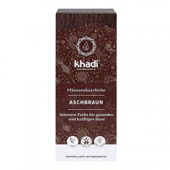 Khadi Naturkosmetik Pflanzenhaarfarben Aschbraun 100g  Травяная краска для волос Пепельно-коричневый 100г
