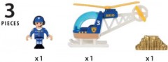 BRIO Polizeihubschrauber полицейский вертолет