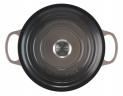 Le Creuset LE CREUSET Br\u00e4ter rund Flint SIGNATURE anthrazit LE CREUSET Br&gt;4ter round Flint SIGNATURE