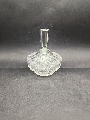 Конфетница винтажная KH, хрустальная, 11 х 15 см, Германия, 1970-80гг.