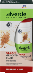 alverde NATURKOSMETIK Clear Gesichtsfluid Очищающая лечебная глина для лица, 30 мл