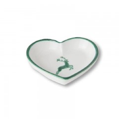 Gmundner Keramik Gmundner Keramik Gruner Hirsch Herzschale d: 10 cm / h: 2,4 cm Gmundner Ceramics Зеленая чаша с сердцем оленя d: 10 см / высота: 2,4 см