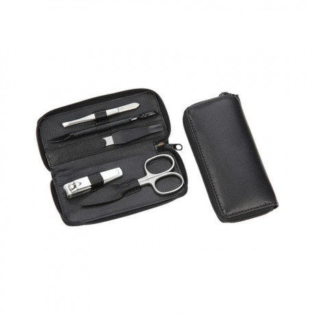 Hans Kniebes Manicure-Etui, Nappa-Schafleder, rostfrei  Маникюрный чемоданчик, овчина наппа, нержавеющий