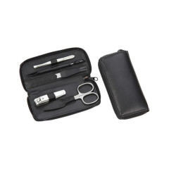 Hans Kniebes Manicure-Etui, Nappa-Schafleder, rostfrei  Маникюрный чемоданчик, овчина наппа, нержавеющий