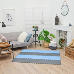 LittleTom Puzzlematte Uni Grau Hellblau 20 Teile Коврик-пазл Uni Grey Light Blue 20 деталей