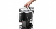 DeLonghi DeLonghi Icona Vintage ECOV 311.BK, Espressomaschine schwarz/silber (glanzend)  schwarz, silber (glanzend) DeLonghi Icona Vintage ECOV 311.BK, кофемашина черный/серебристый (глянцевый)