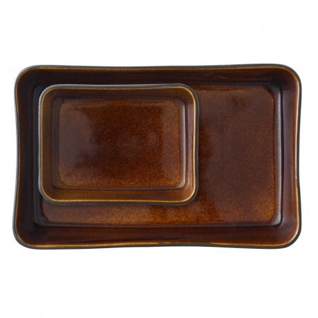 Bitz Bitz Gastro black / amber Auflaufform Set 2-tlg. Набор запеканок Bitz Gastro черный/янтарный, 2 шт.