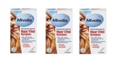 Mivolis Haar Vital Komplex Kapseln  Витаминный комплекс для волос, Набор 3 шт x 60 капсул