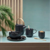 ASA SELECTION ASA Coppa Kuro Teekanne mit Edelstahlfilter und Holzgriff 1,0 L / h: 14,5 cm Заварочный чайник ASA Coppa Kuro с фильтром из нержавеющей стали и деревянной ручкой 1,0 л / высота: 14,5 см