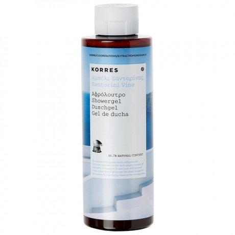 Korres (Коррес) natural products Santorini Vine Duschgel Гель для душа Reinigung & Pflege, 250 мл