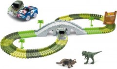 Amewi Magic Traxx Dino-Park mit Brucke 373-teilig Magic Traxx Dino Park с мостом 373 штуки