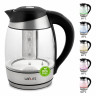 Sparsando Sparsando Wasserkocher Glaswasserkocher Edelstahl mit LED-Temperaturanzeigebeleuchtung, 1.8 l, 2200,00 W, 23Lx16Bx25Hcm mit Temperatureinstellung 60-100°C  Чайник Sparsando стеклянный чайник из нержавеющей стали со светодиодной подсветкой темпер
