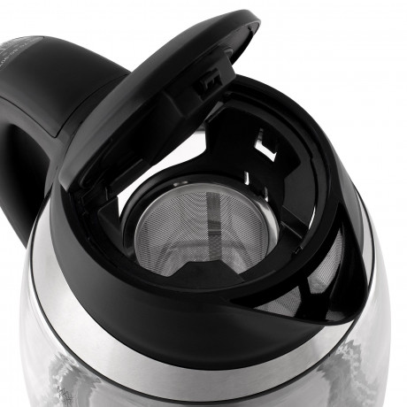 Sparsando Sparsando Wasserkocher Glaswasserkocher Edelstahl mit LED-Temperaturanzeigebeleuchtung, 1.8 l, 2200,00 W, 23Lx16Bx25Hcm mit Temperatureinstellung 60-100°C  Чайник Sparsando стеклянный чайник из нержавеющей стали со светодиодной подсветкой темпер