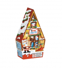 kinder Mini Mix Weihnachten 3stk x 79g Киндер Мини Микс Подарочный Домик с 5 сладкими сюрпризами, 76г x 3 штуки