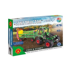 Alexander Toys Traktor mit Miststreuer Fred  Stinky(476 Teile) Трактор с разбрасывателем навоза Fred Stinky(476 шт.)