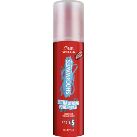 Wella Ultra Strong Power Gel Styler SHOCKWAVES Сверхсильный гель-стайлер , 100 мл