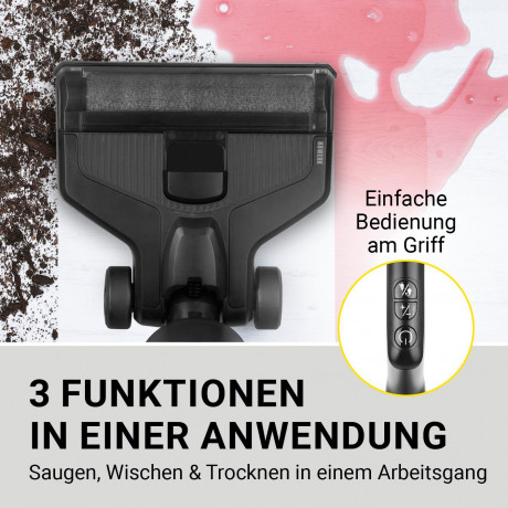 N8WERK N8WERK Akku-Saugwischer Saugwischer Smart Clean 3in1 inkl. Reiniger  Беспроводной пылесос N8WERK Smart Clean 3 в 1 — включая пылесос