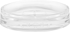 Soapland Seifenschale aus Acryl Акриловая чашка для мыла, durchsichtig, 1 шт.